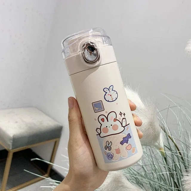 320ml Kawaii Bear Korean Thermos Flask