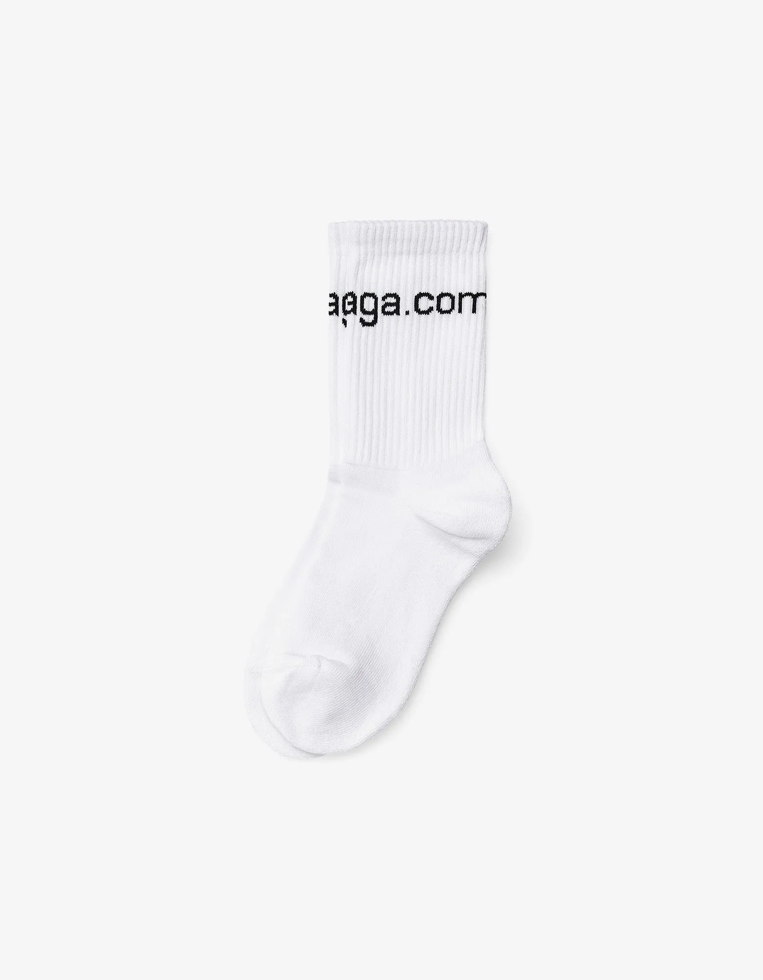 Balenciaga White Bal.com Socks