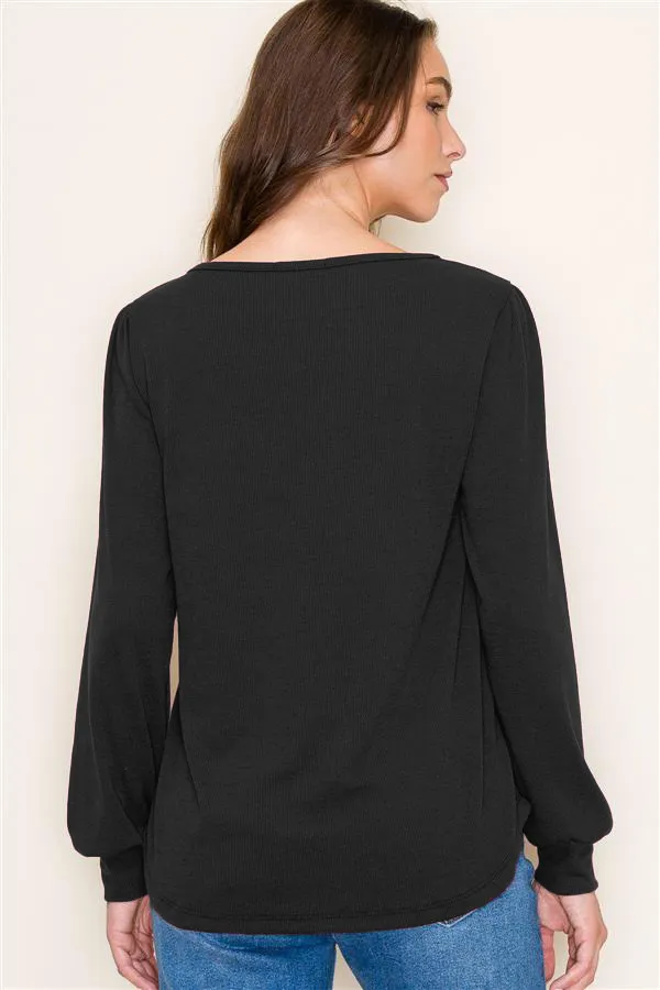 Basic Soft Ribbed Long Sleeves - 3 Colors!