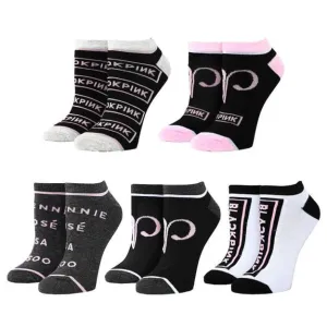 Blackpink Ankle Socks Mixed Logo 5-Pair Set