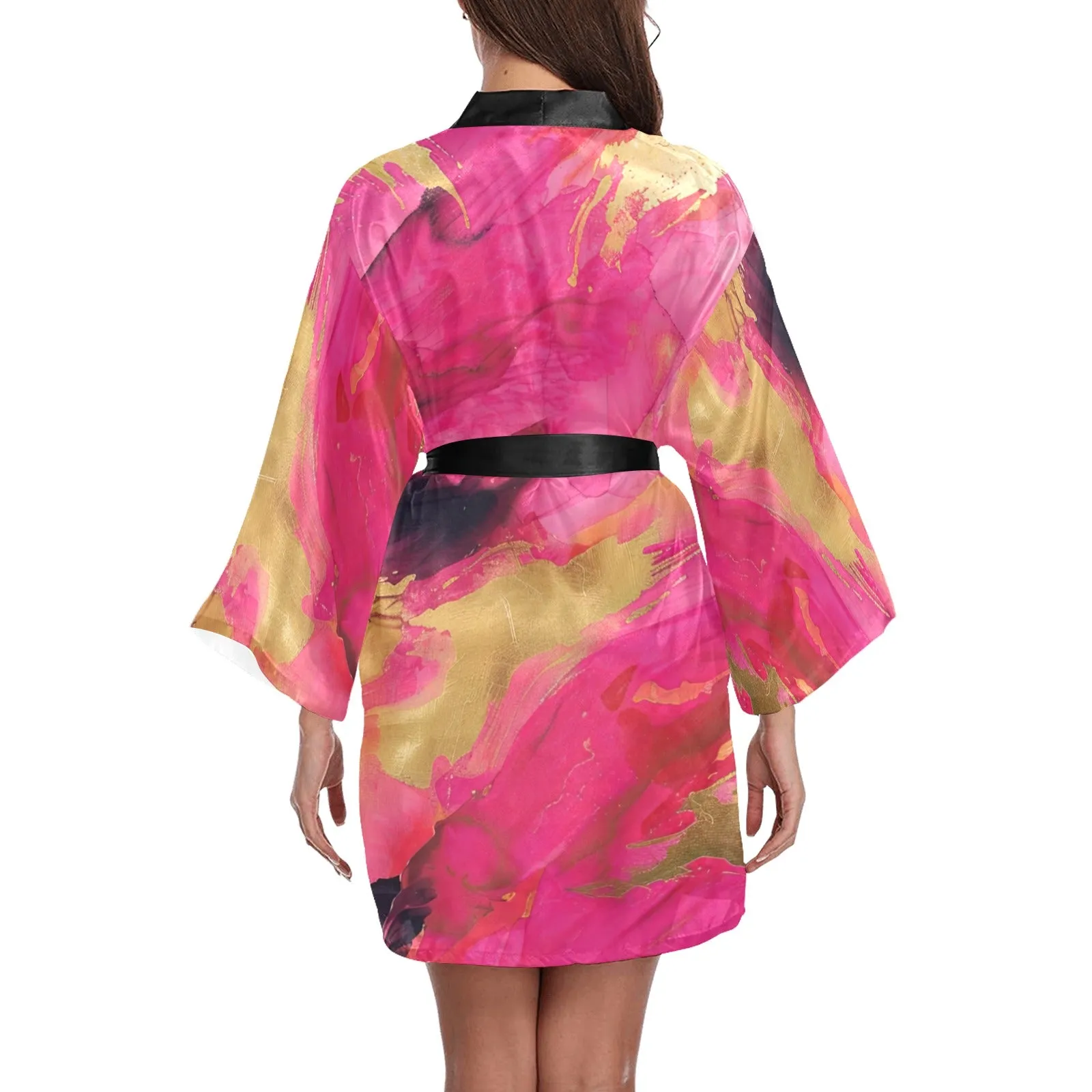 Blaze Long Sleeve Kimono Robe