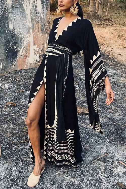 Bleachbohemian Wrap Kimono Robe