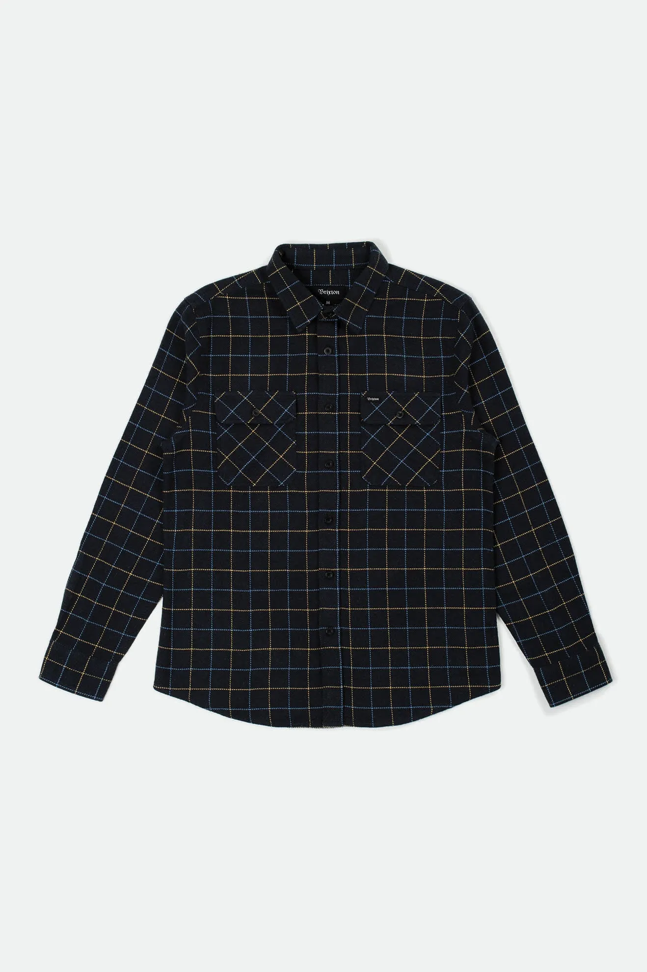 Bowery L/S Flannel - Washed Black/Blue