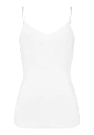 Cotton Seamless Padded Cotton Camisole | White 71605-101