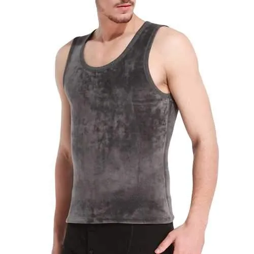 Double Fleece Thick Warm Tank Tops Sleeveless Thermal Vest