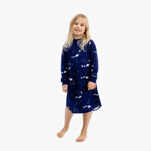 Girls' Sleepshirt - Navy Bear