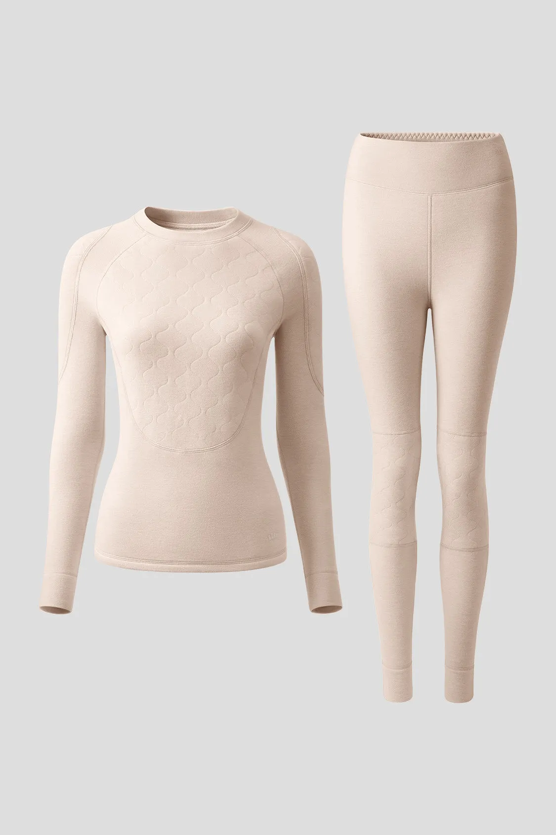 HeatNest - Women's High-Warmth Down Base Layer Set