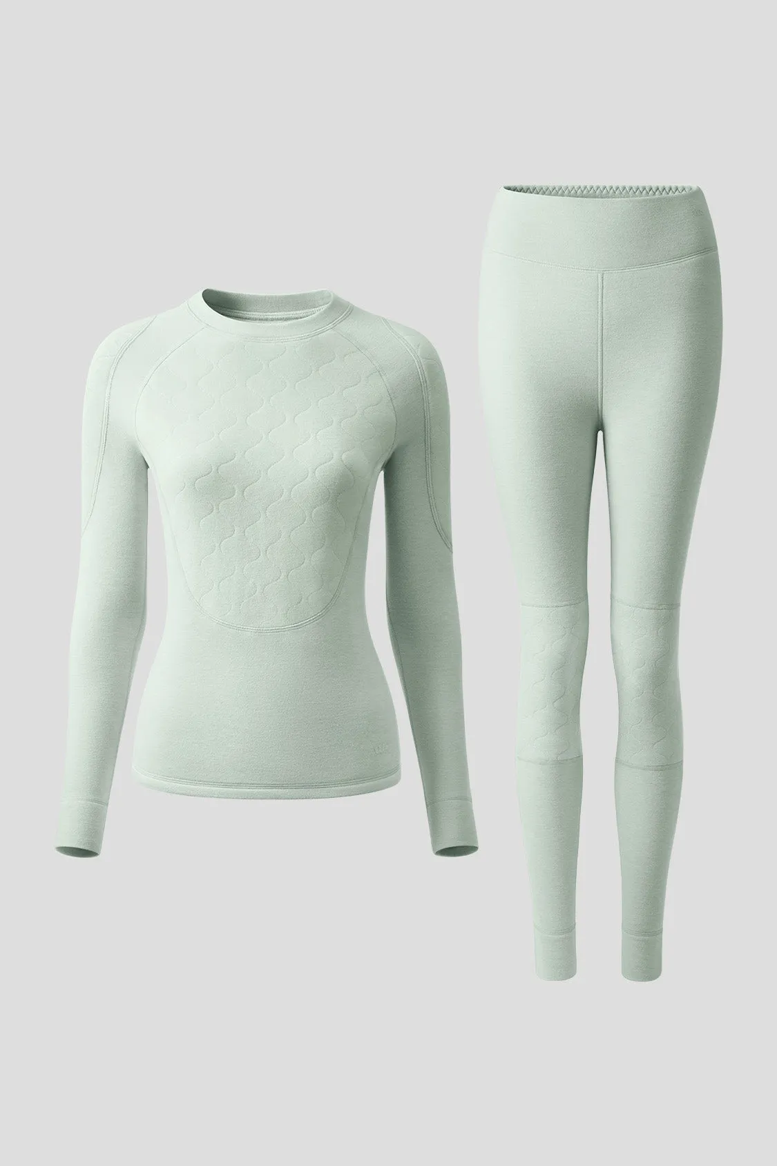 HeatNest - Women's High-Warmth Down Base Layer Set