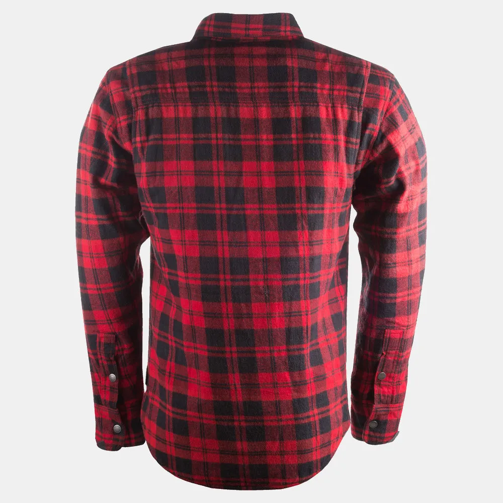 Highway 21 Marksman Riding Flannel - Black/Red