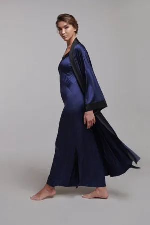 Kelly Kimono Exclusive Maxi - blue-black