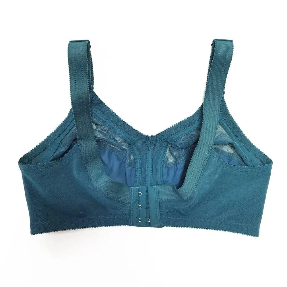 Lace Bra Full Cup D E - Comfortable Wire-Free Support