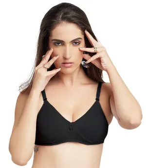 Lovable Women Full Coverage Classic Non Padded Bra Black