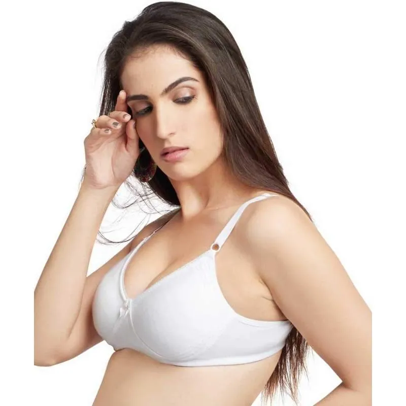 Lovable Women Full Coverage Classic Non Padded Bra White