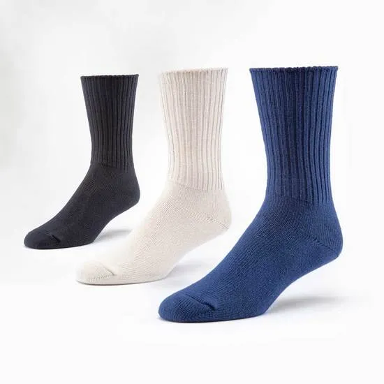 Maggie's Organics Cotton & Fair Trade Crew Socks - 3 Pack