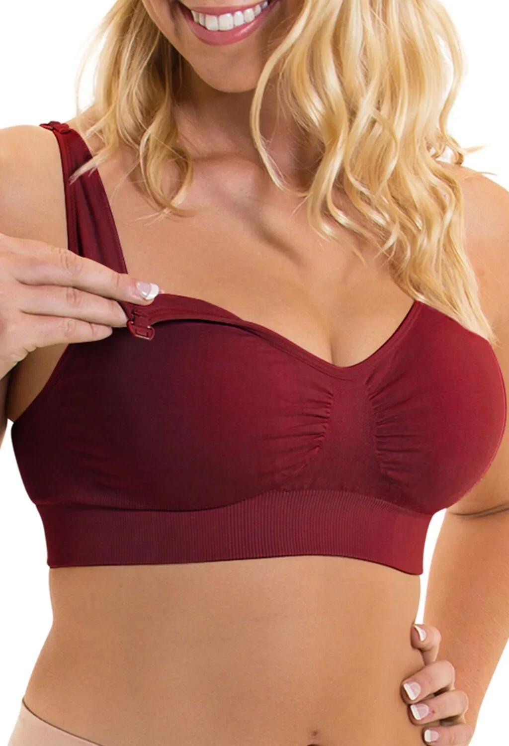 Padded Soft Cup Bamboo Nursing Bra