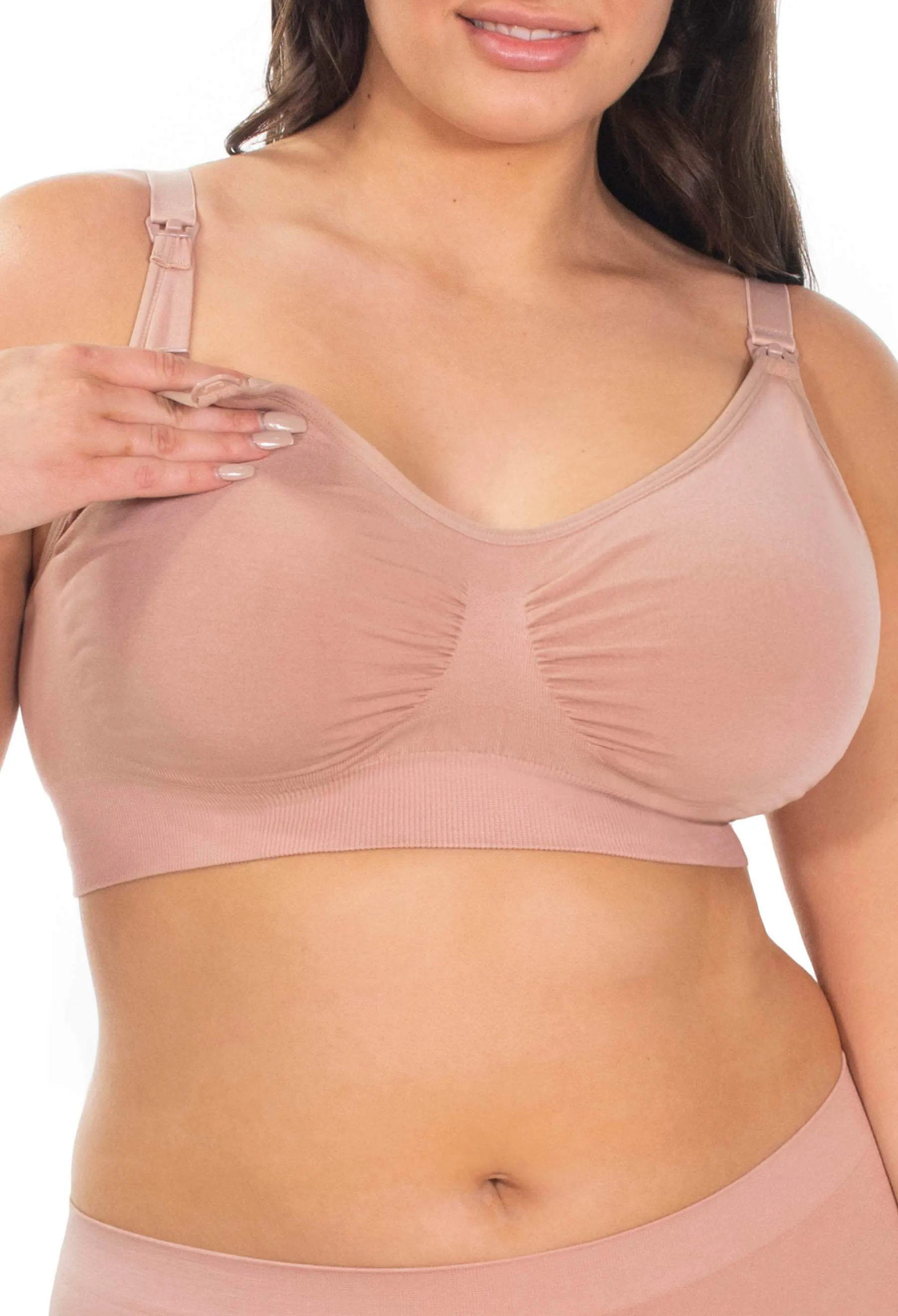 Padded Soft Cup Bamboo Nursing Bra