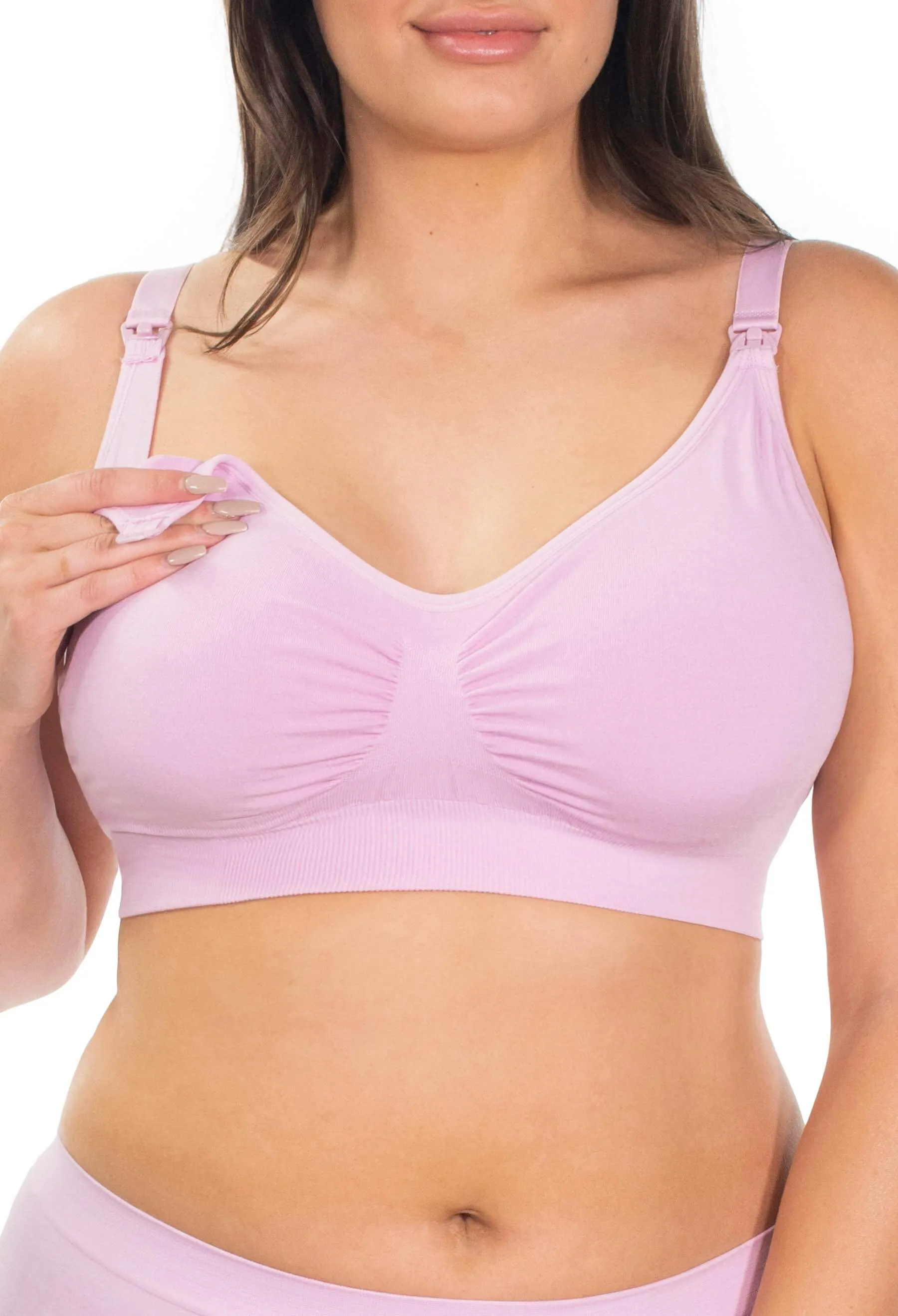 Padded Soft Cup Bamboo Nursing Bra