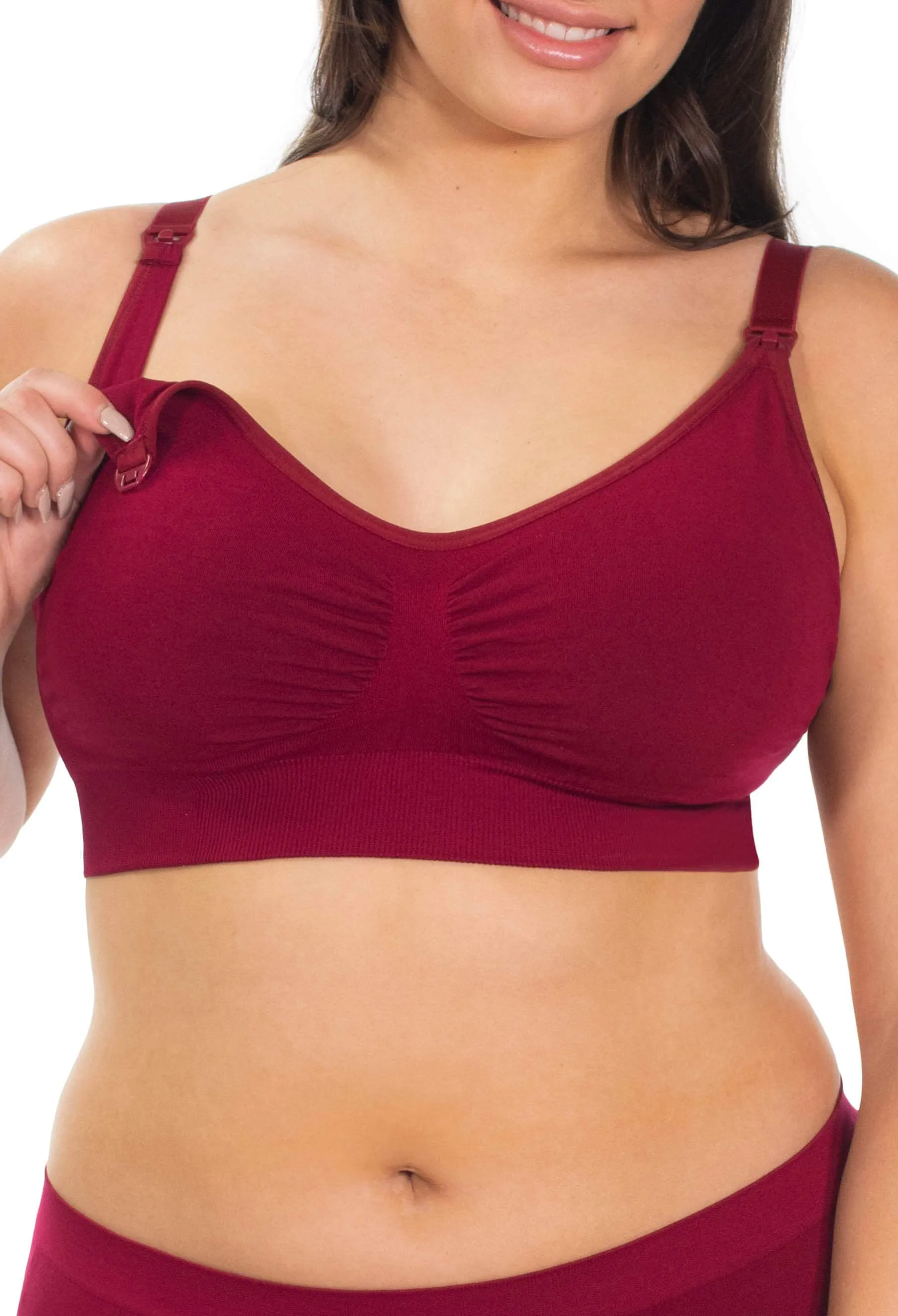 Padded Soft Cup Bamboo Nursing Bra