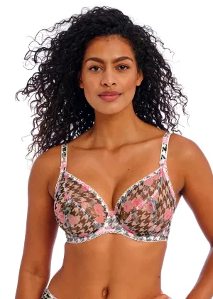 Rose Blossom Plunge Bra