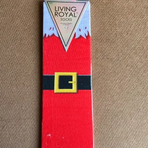 Santa knee high belt buckle socks