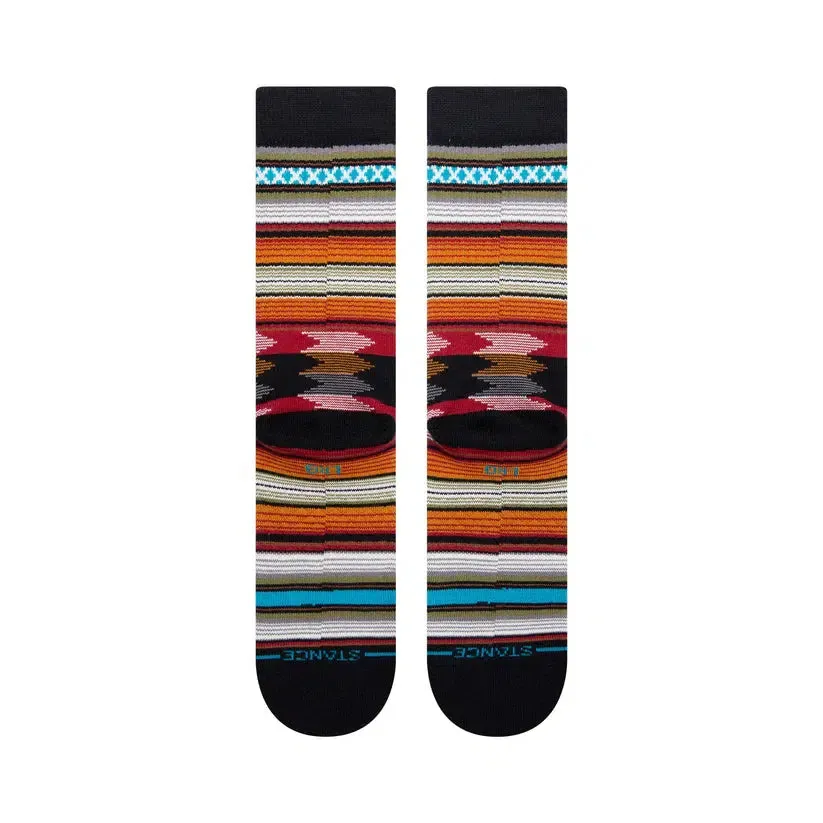 Stance Baron Crew Sock Black