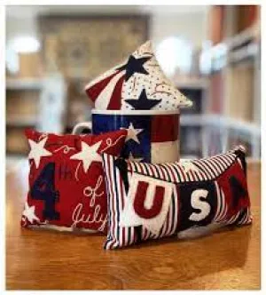 Star Spangled Mini PIllows/Pincushion Pattern