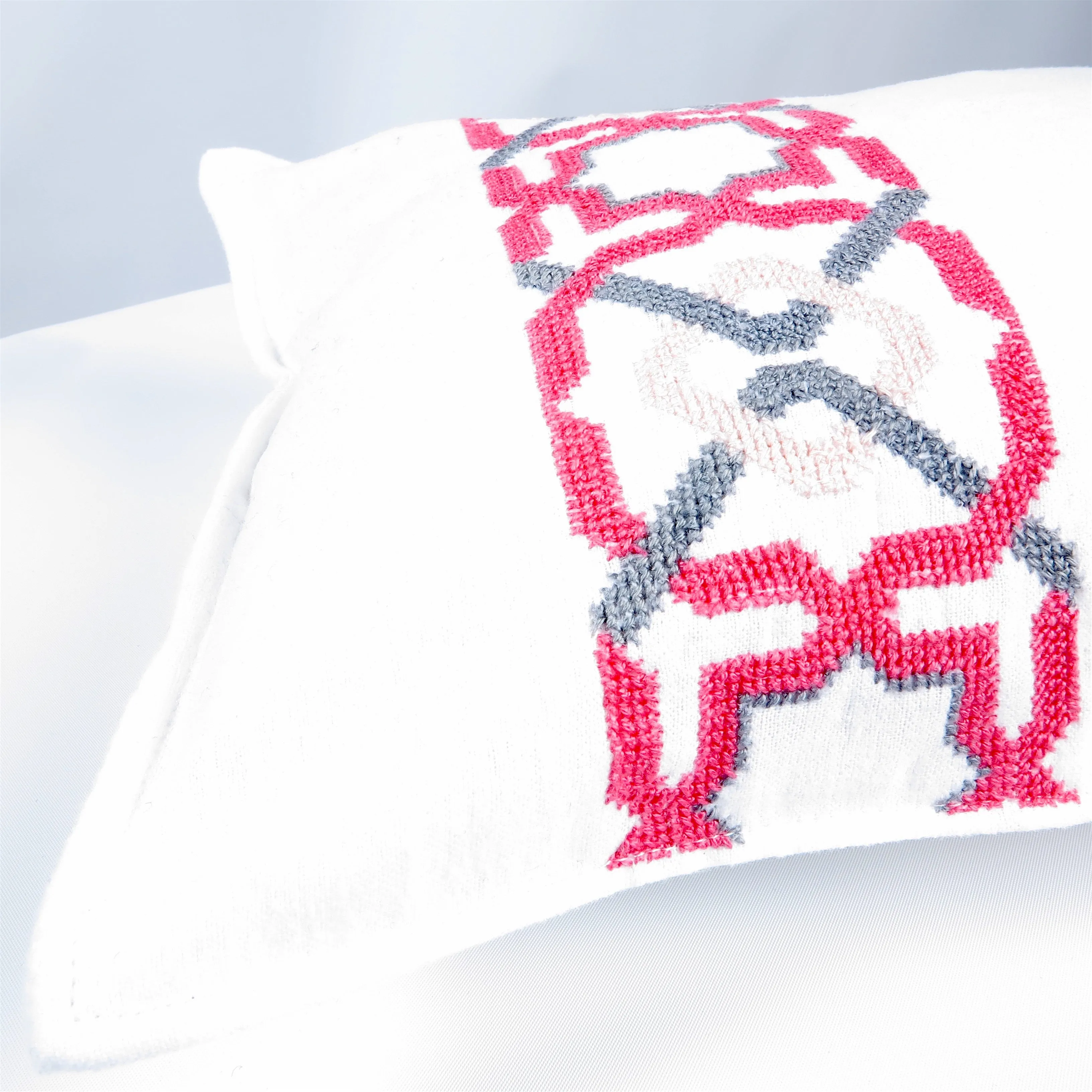 WHITE COTTON BABY CUSHION COVER ALHAMBRA