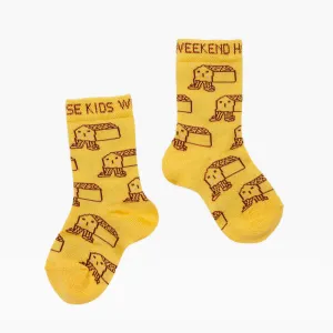 Yellow House Kid's Socks